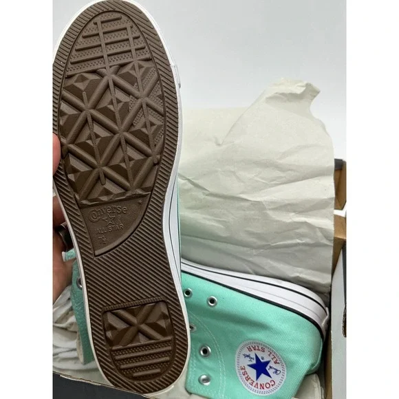 Converse Shoes Unisex Mens 7.5 Womens 9 Mint‎ Chuck Taylor All Star 164396F NEW - Picture 5 of 8
